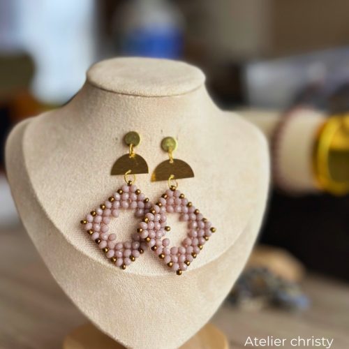 Boucles d’oreilles Barbara doré