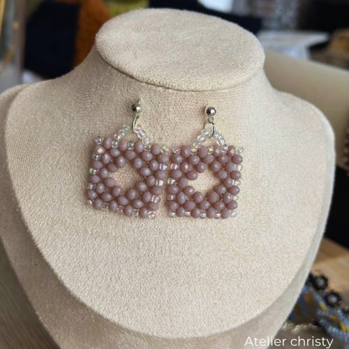Boucles d’oreilles en perles – Image 3