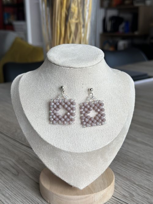 Boucles d’oreilles en perles