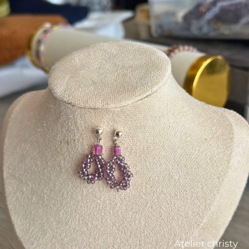 Boucles d’oreilles en perles