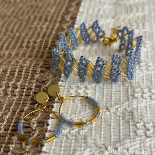 Bracelet Tia et ses boucles d’oreilles – Image 4