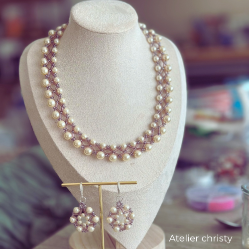 Collier Ruty et ses boucles d'oreilles – Image 2