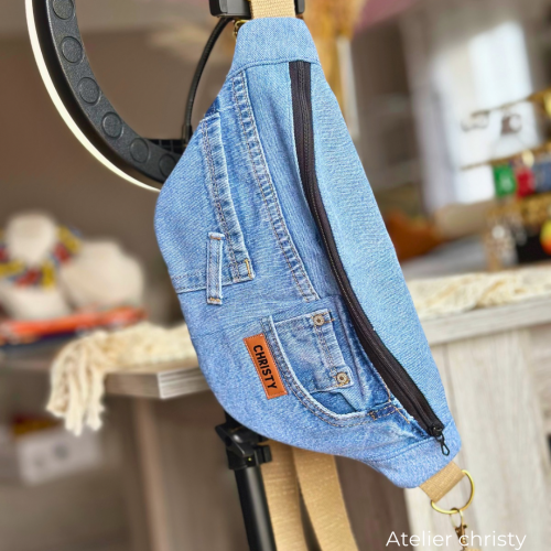 Sac banane en jean – Image 2