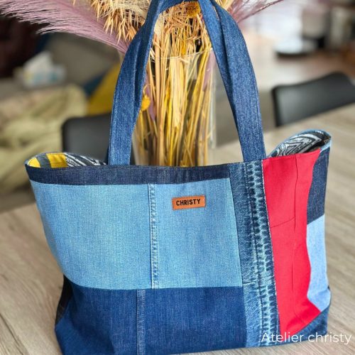 Sac cabas en jeans