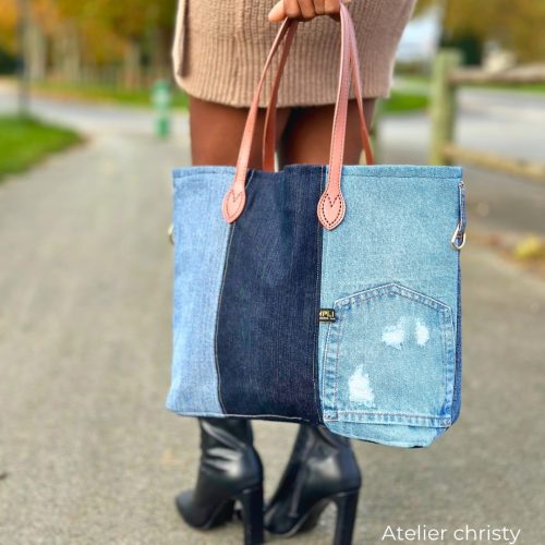 Sac cabas en jeans – Image 4