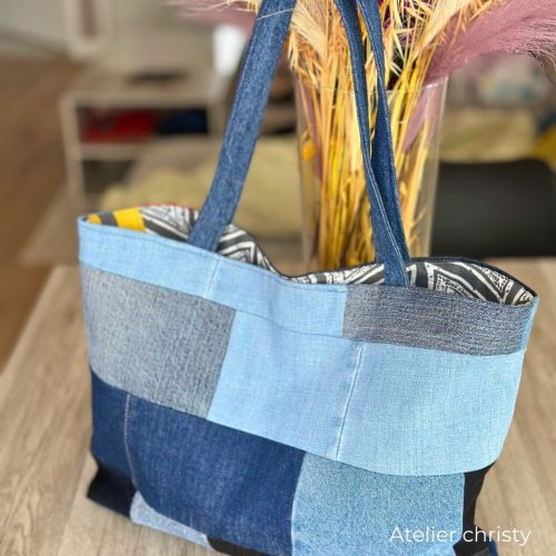 Sac cabas en jeans – Image 4