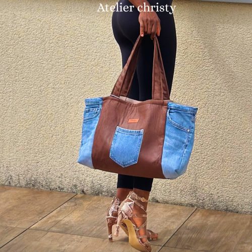 Sac cabas en jeans Ella