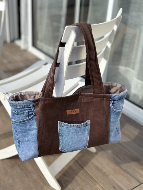 Sac cabas en jeans Ella – Image 2