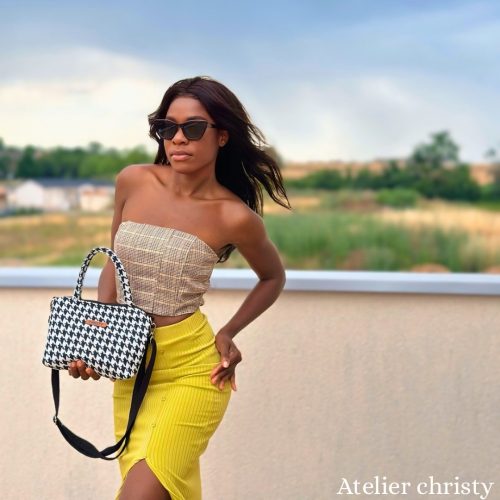 Sac Irina en toile gros fils