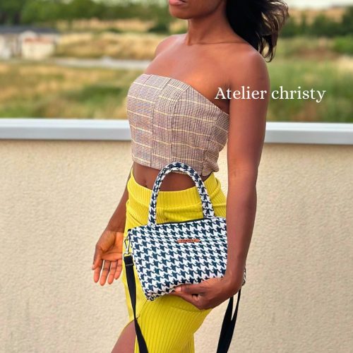 Sac Irina en toile gros fils – Image 3