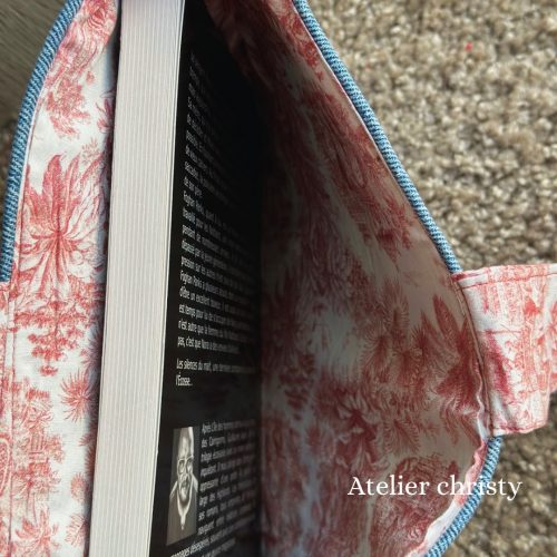 Couvre livre en jean – Image 3