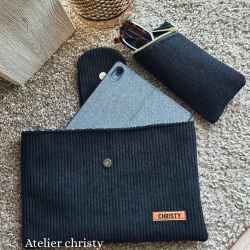 Duo Housse de Tablette & Étui à Lunettes