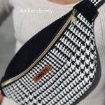 Sac Banane M toile gros fils et velours côtelé (3)