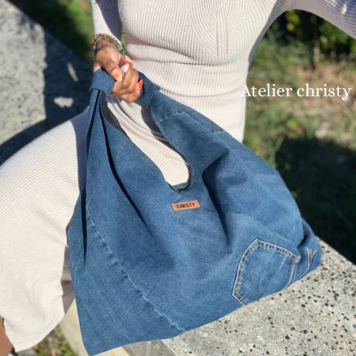 Sac Cabas Laurence en jeans – Image 8
