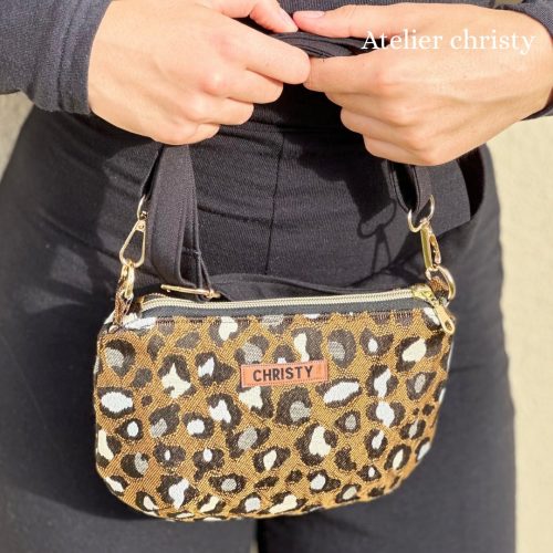 Sac Camille en tissu guépard – Image 2
