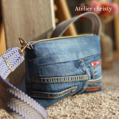 Sac Elia bleu foncé – Image 3