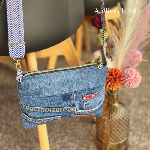 Sac Elia bleu foncé – Image 2