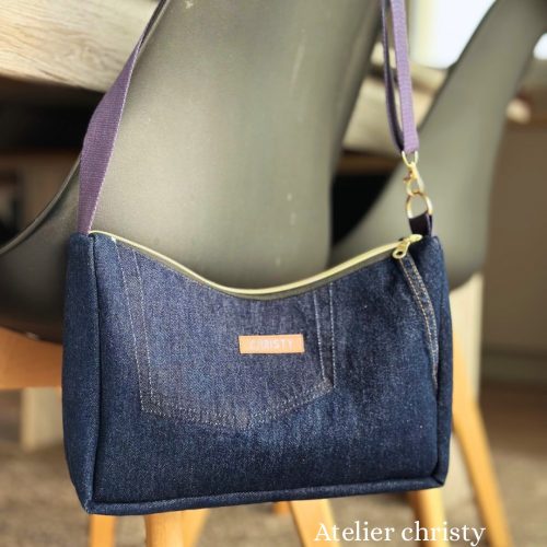 Sac Tya bleu foncé – Image 4