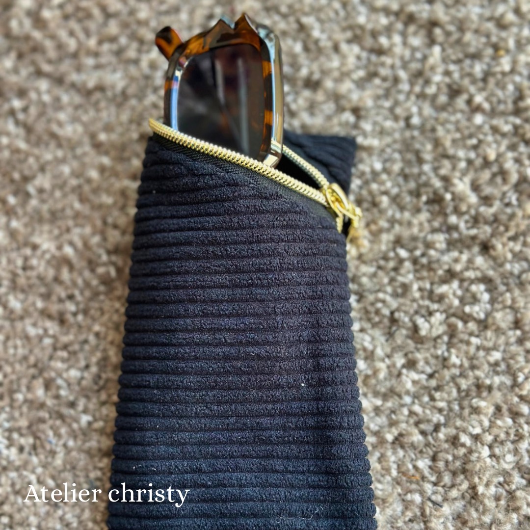Etui à lunettes noir