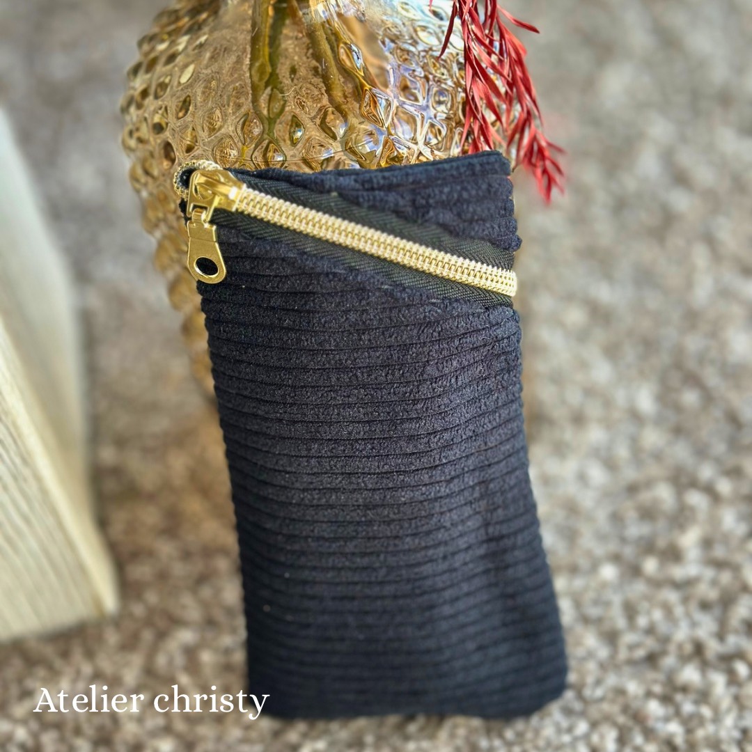 Etui à lunettes noir – Image 2