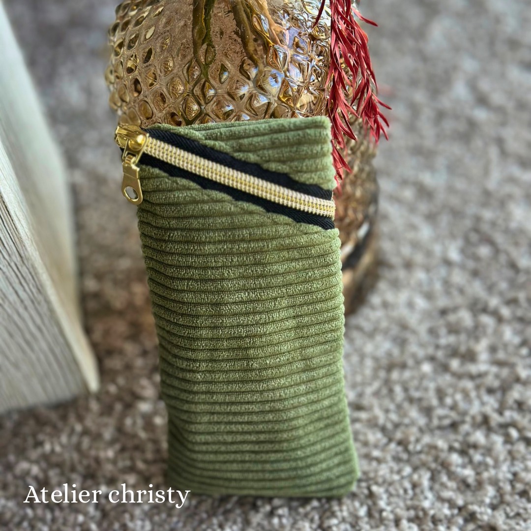 Etui à lunettes vert – Image 2