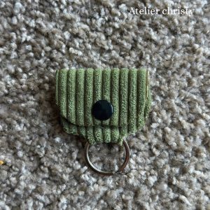 Mini poche à jeton caddie verte