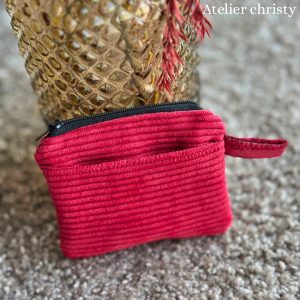 Mini pochette rouge