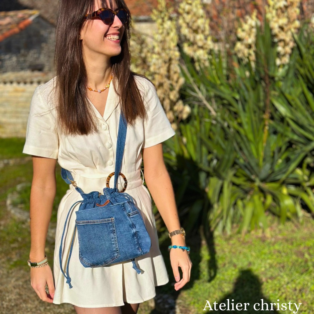 Sac Aurélia bleu – Image 3