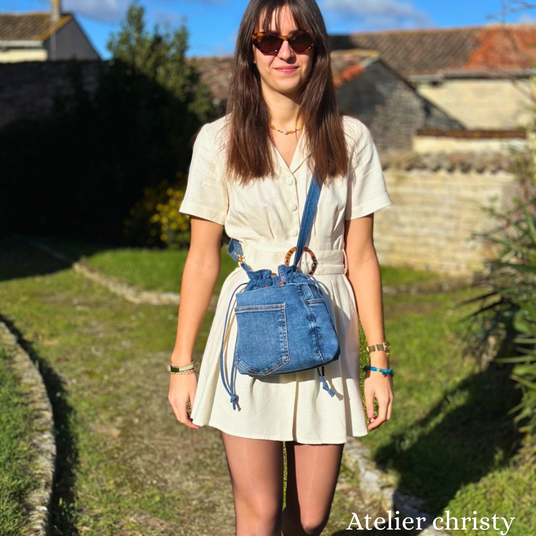 Sac Aurélia bleu – Image 5