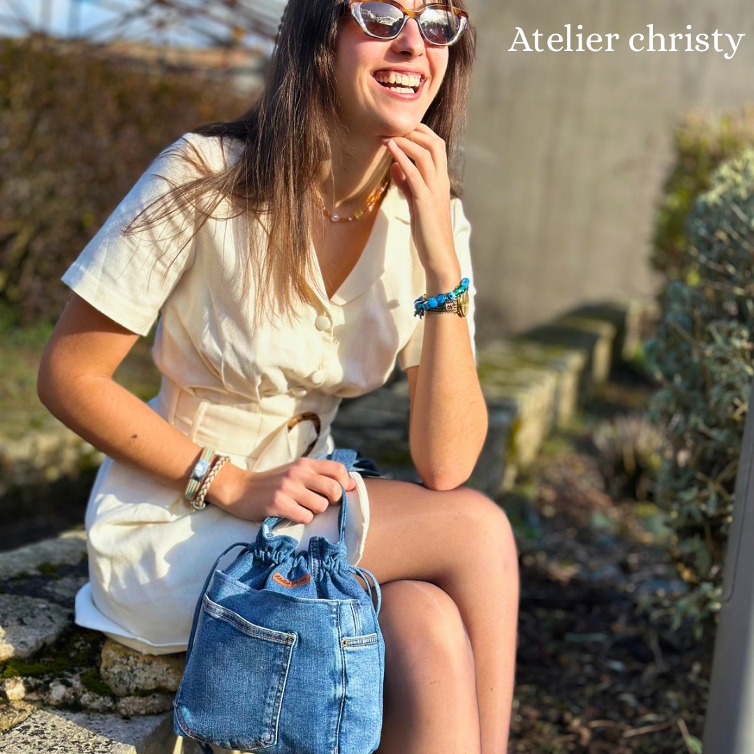 Sac Aurélia bleu – Image 6