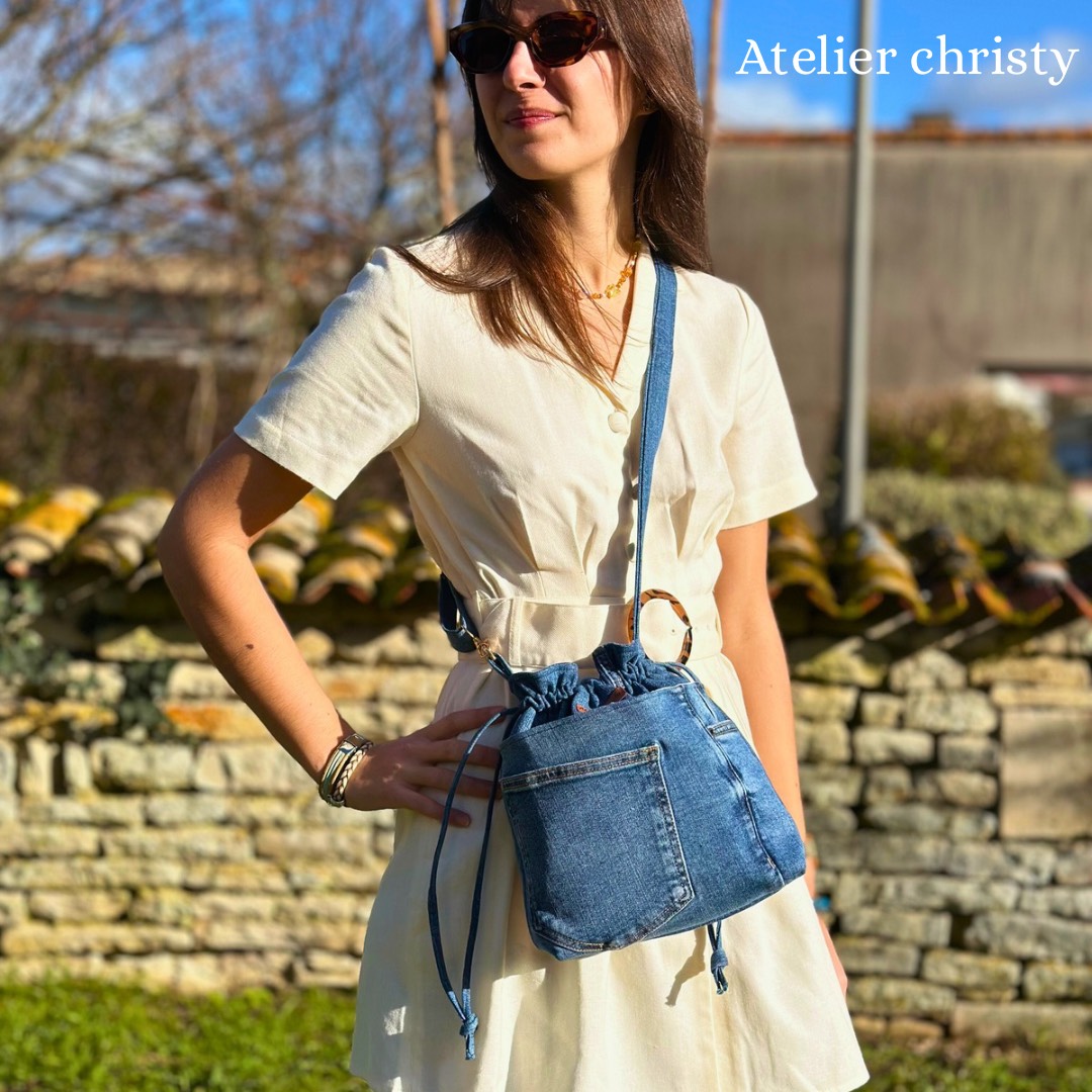 Sac Aurélia bleu – Image 7