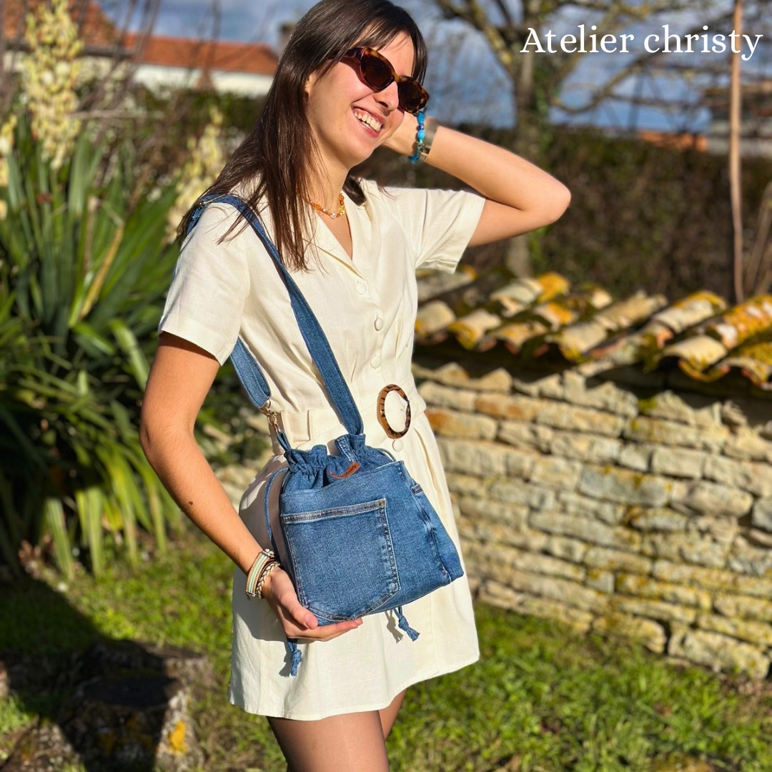 Sac Aurélia bleu – Image 8