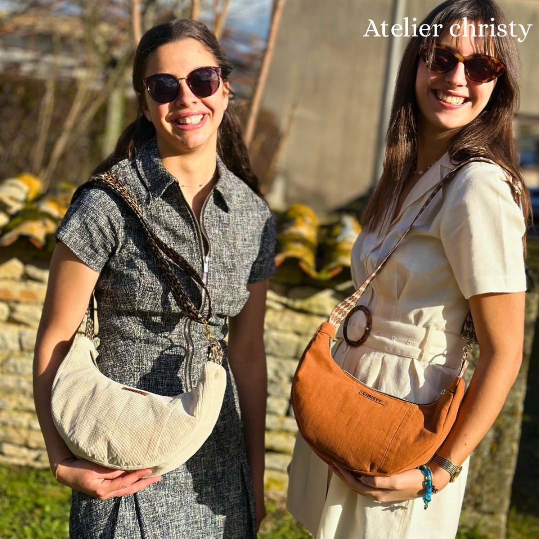 Sac demi-lune camel – Image 10