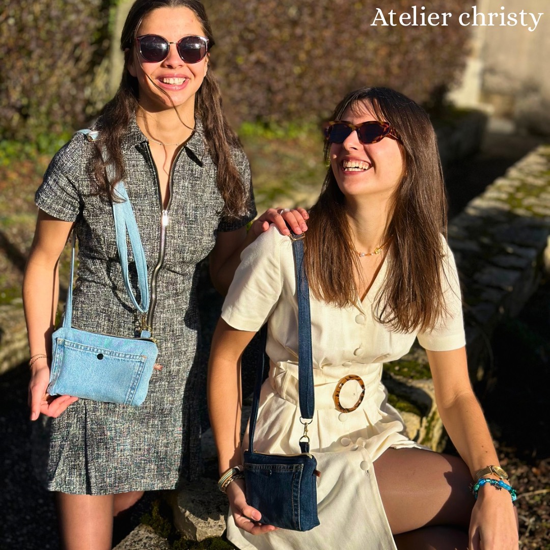 Sac mini urbain bleu foncé