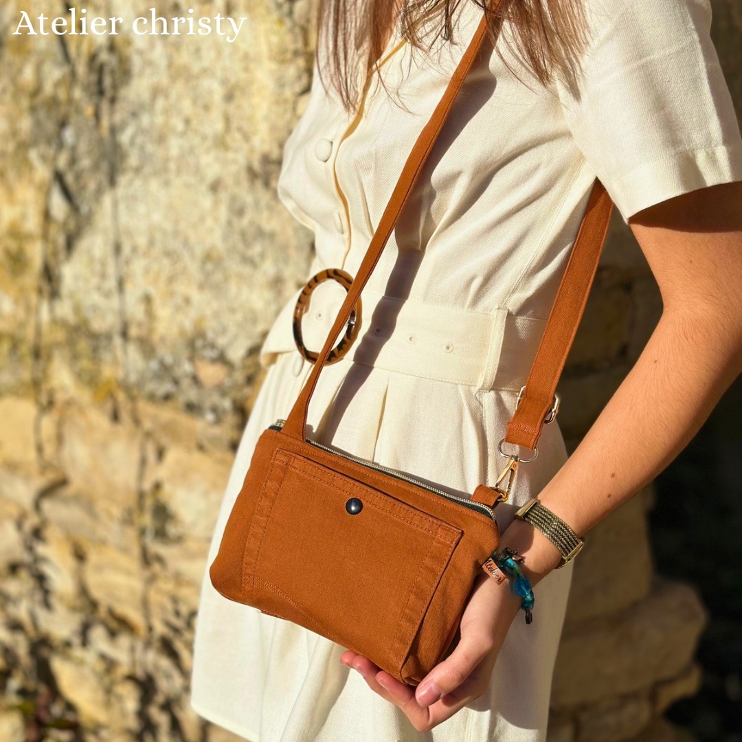 Sac mini urbain camel – Image 2
