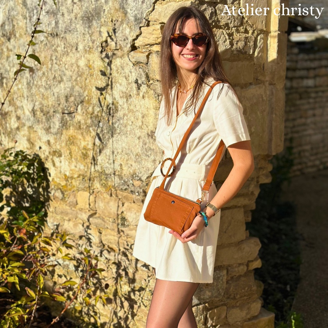 Sac mini urbain camel – Image 3