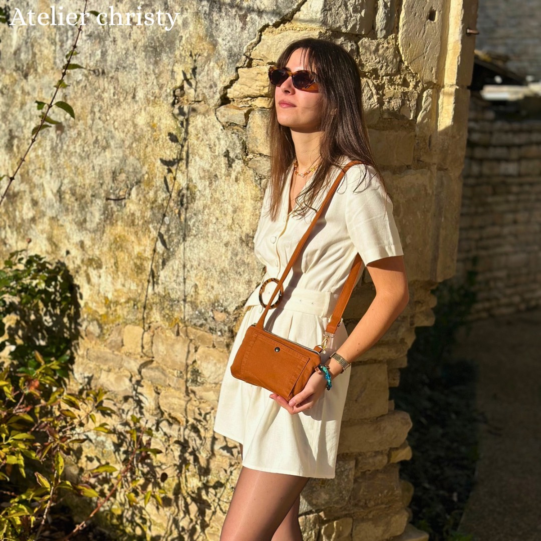 Sac mini urbain camel – Image 7