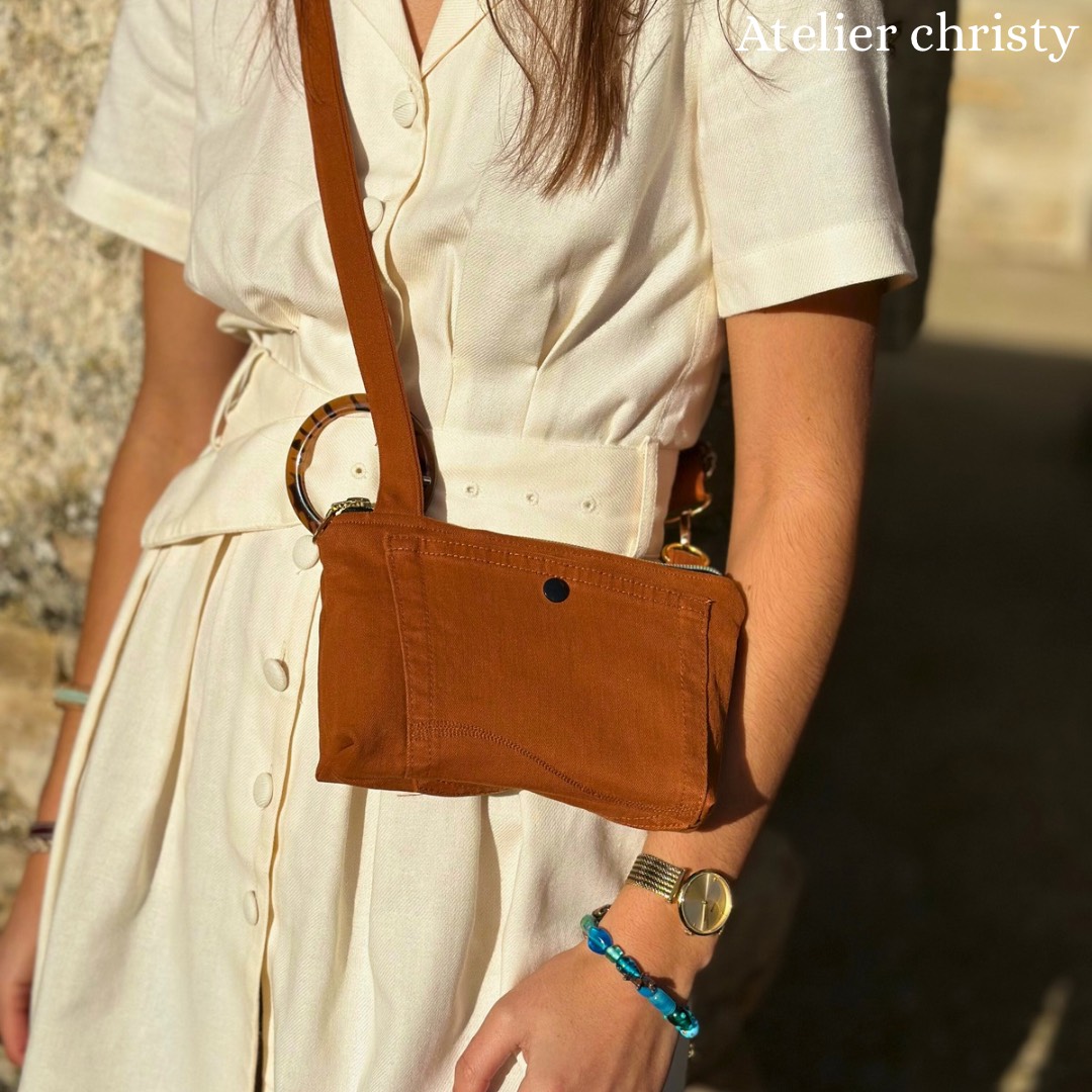 Sac mini urbain camel – Image 9