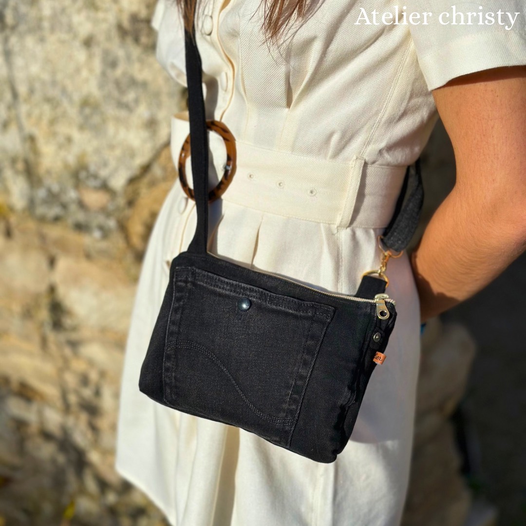 Sac mini urbain noir – Image 5