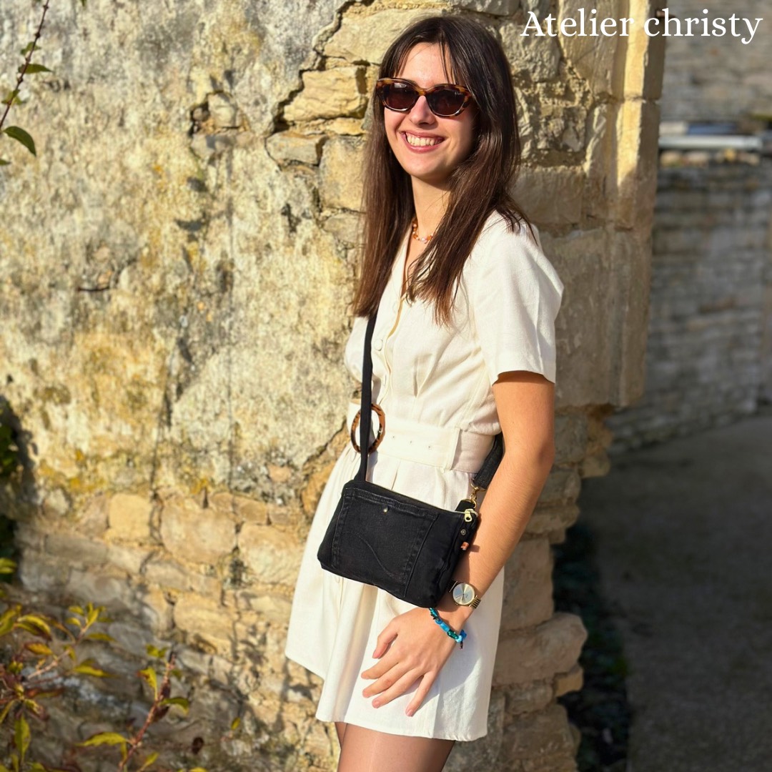 Sac mini urbain noir – Image 7