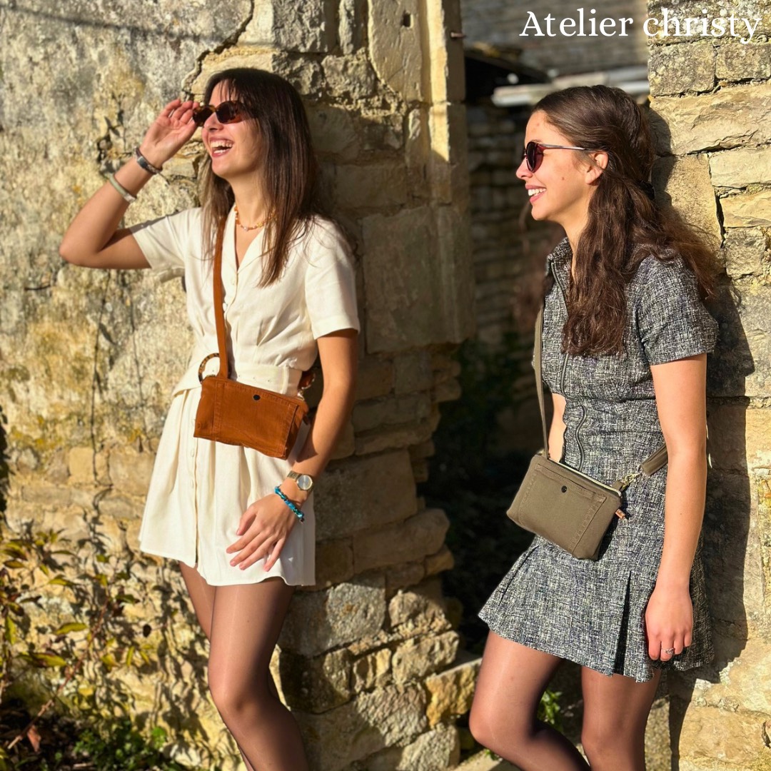 Sac mini urbain vert kaki – Image 6