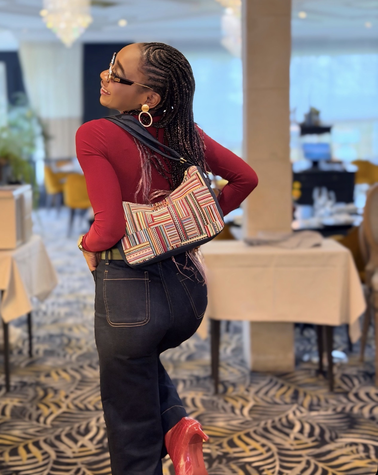 Sac Dany - toile gros fil et jean recyclé – Image 4