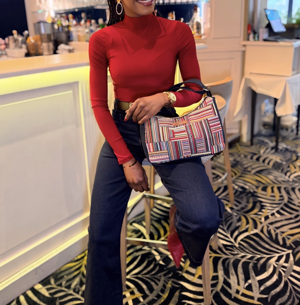 Sac Dany - toile gros fil et jean recyclé – Image 6