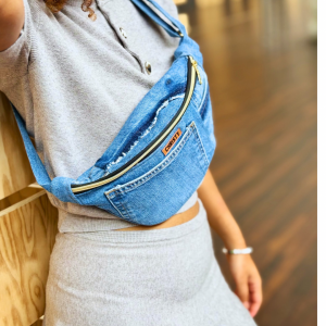 Sac banane en jean