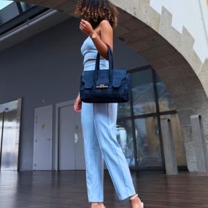Sac Naya – Jean recyclé bleu foncé