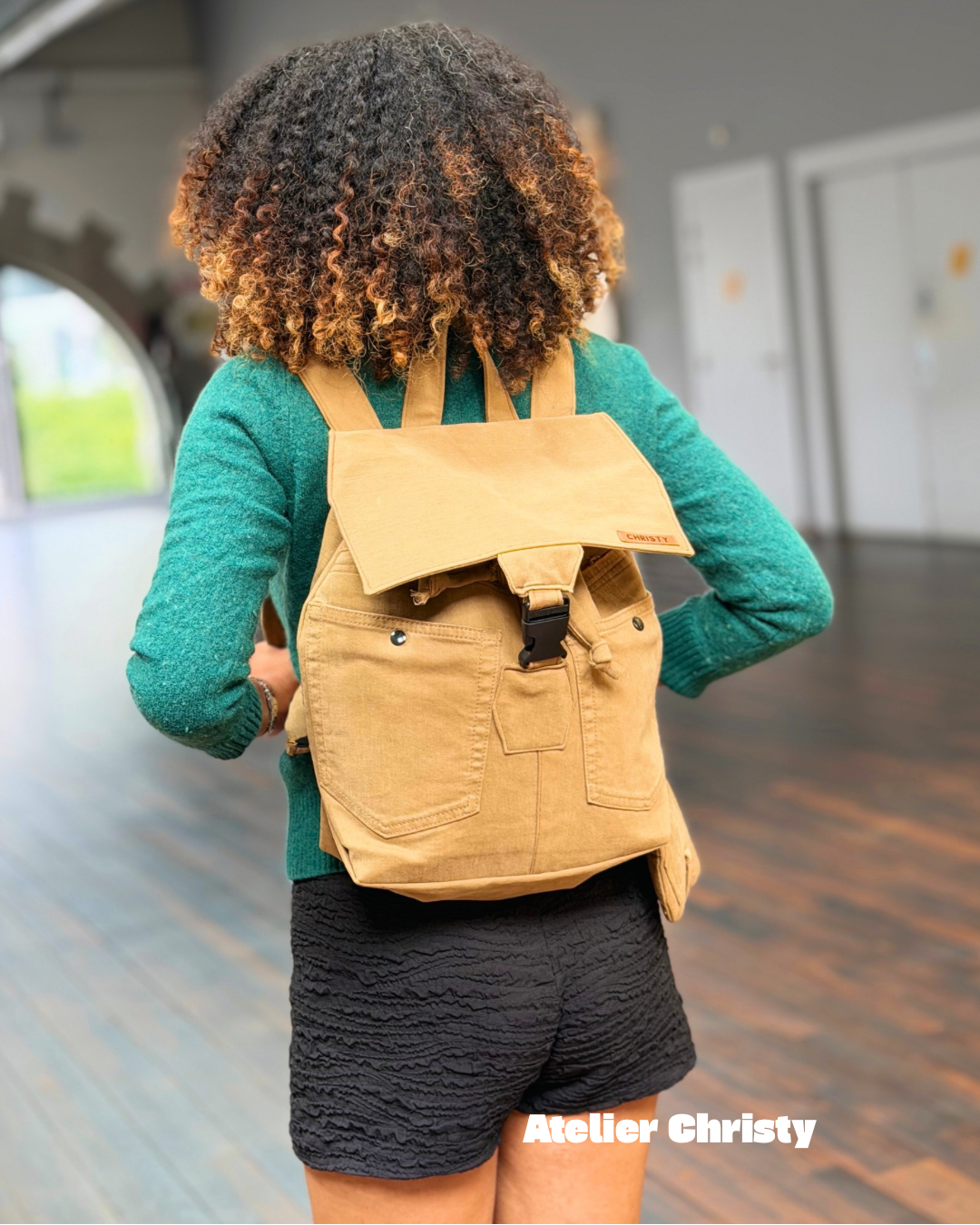 Sac à dos Alya mixte camel